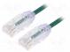 Patch cord  TX6-28™,U/UTP  6  lanko  Cu  LSZH  zelená  Dél  0,5m