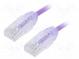 Patch cord  TX6-28™,U/UTP  6  lanko  Cu  LSZH  fialová  Dél  1m