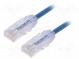Patch cord  TX6-28™,U/UTP  6  lanko  Cu  LSZH  modrá  Dél  2m  28AWG