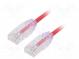 Patch cord  TX6-28™,U/UTP  6  lanko  Cu  LSZH  červená  Dél  5m