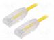 Patch cord  TX6-28™,U/UTP  6  lanko  Cu  LSZH  žlutá  Dél  5m  28AWG