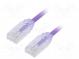 Patch cord  F/UTP,TX6A-28™  6a  drát  Cu  LSZH  fialová  Dél  1m
