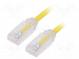 Patch cord  F/UTP,TX6A-28™  6a  drát  Cu  LSZH  žlutá  Dél  2m  28AWG