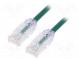 Patch cord  F/UTP,TX6A-28™  6a  drát  Cu  LSZH  zelená  Dél  3m