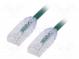 Patch cord  F/UTP,TX6A-28™  6a  drát  Cu  LSZH  zelená  Dél  5m