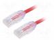 Patch cord  F/UTP,TX6A-28™  6a  drát  Cu  LSZH  červená  Dél  5m