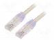 Patch cord  TX6A™ 10Gig,U/UTP  6a  drát  Cu  PVC  bílá  Dél  2m
