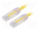 Patch cord  TX6™ PLUS,U/UTP  6  lanko  Cu  LSZH  žlutá  Dél  0,5m