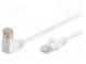 Patch cord  U/UTP  5e  lanko  CCA  PVC  bílá  5m  26AWG