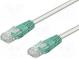 Patch cord  U/UTP  5e  lanko  CCA  PVC  šedá  3m  28AWG