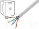 Vodič  U/UTP  5e  drát  Cu  4x2x24AWG  PVC  šedá  305m  Økab  5,5mm