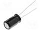Kondenzátor  elektrolytický  THT  33uF  10VDC  Ø4x11mm  ±20%  85mA