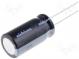 Kondenzátor  elektrolytický  THT  22uF  160VDC  Ø10x16mm  ±20%