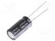 Kondenzátor  elektrolytický  THT  3300uF  6,3VDC  Ø10x20mm  ±20%