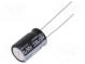 Kondenzátor  elektrolytický  THT  330uF  50VDC  Ø10x16mm  ±20%