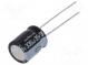 Kondenzátor  elektrolytický  THT  330uF  35VDC  Ø10x12,5mm  ±20%