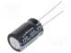 Kondenzátor  elektrolytický  THT  220uF  100VDC  Ø12,5x20mm  ±20%