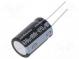 Kondenzátor  elektrolytický  THT  470uF  100VDC  Ø16x25mm  ±20%