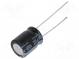 Kondenzátor  elektrolytický  THT  22uF  160VDC  Ø10x12,5mm  ±20%