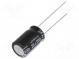 Kondenzátor  elektrolytický  THT  22uF  200VDC  Ø10x16mm  ±20%