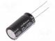Kondenzátor  elektrolytický  THT  22uF  400VDC  Ø12,5x25mm  ±20%