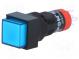 Switch  push-button  Pos  2  SPDT  0.5A/250VAC  1A/24VDC  ON-(ON)