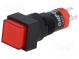 Switch  push-button  Pos  2  SPDT  0.5A/250VAC  1A/24VDC  ON-(ON)