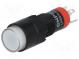 Switch  push-button  Pos  2  SPDT  0.5A/250VAC  1A/24VDC  ON-(ON)