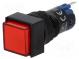Switch  push-button  Pos  2  SPDT  0.5A/250VAC  1A/24VDC  ON-(ON)