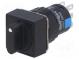Přepínač  otočný  pol  3  3A/220VAC  2A/24VDC  -20÷55°C  Výv  pájecí