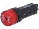 Signalizátor  zvukový  80dB  Podsv  není  IP40  Ø16mm  max.5mm