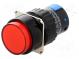 Switch  push-button  Pos  2  SPST  0.5A/220VAC  ON-(ON)  IP40  Ø16mm