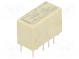 Relay  electromagnetic  DPDT  Ucoil  12VDC  2A  0.5A/125VAC  THT