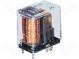 Relay  electromagnetic  DPDT  Ucoil  24VDC  2A  miniature  socket