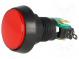 Switch  push-button  Pos  2  SPDT  10A/250VAC  ON-(ON)  Illumin  LED