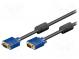 Kabel  D-Sub 15pin HD zásuvka,D-Sub 15pin HD vidlice  1,8m