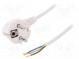 Kabel  CEE 7/7 (E/F) úhlová vidlice,vodiče,SCHUKO vidlice  PVC