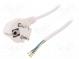 Kabel  CEE 7/7 (E/F) úhlová vidlice,vodiče,SCHUKO vidlice  PVC