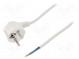Kabel  CEE 7/7 (E/F) úhlová vidlice,vodiče,SCHUKO vidlice  PVC