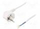 Kabel  CEE 7/7 (E/F) úhlová vidlice,vodiče,SCHUKO vidlice  PVC