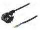 Kabel  CEE 7/7 (E/F) úhlová vidlice,vodiče,SCHUKO vidlice  PVC