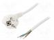 Kabel  CEE 7/7 (E/F) úhlová vidlice,vodiče,SCHUKO vidlice  PVC