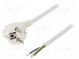 Kabel  CEE 7/7 (E/F) úhlová vidlice,vodiče,SCHUKO vidlice  PVC