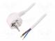 Kabel  CEE 7/7 (E/F) úhlová vidlice,vodiče,SCHUKO vidlice  PVC
