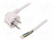 Kabel  CEE 7/7 (E/F) úhlová vidlice,vodiče,SCHUKO vidlice  PVC