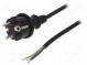 Kabel  CEE 7/7 (E/F) vidlice,vodiče,SCHUKO vidlice  PVC  3m