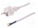 Kabel  CEE 7/7 (E/F) vidlice,vodiče,SCHUKO vidlice  PVC  1,5m