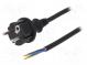 Kabel  CEE 7/7 (E/F) vidlice,vodiče,SCHUKO vidlice  PVC  5m