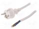 Kabel  CEE 7/7 (E/F) vidlice,vodiče,SCHUKO vidlice  PVC  2m