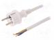 Kabel  CEE 7/7 (E/F) vidlice,vodiče,SCHUKO vidlice  PVC  5m